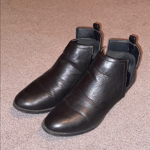 worn dress shoes
